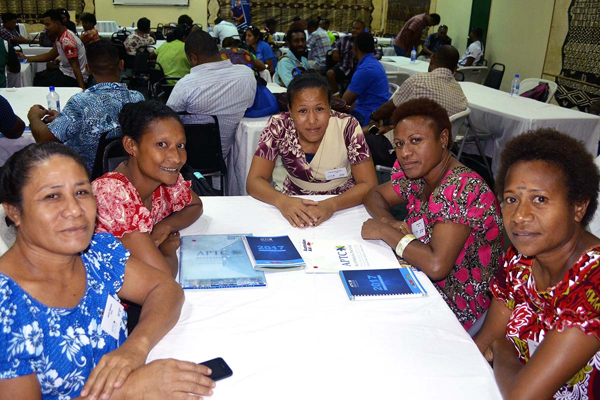 APTC students at the Semester 1 2017 Orientation in Suva, Fiji.