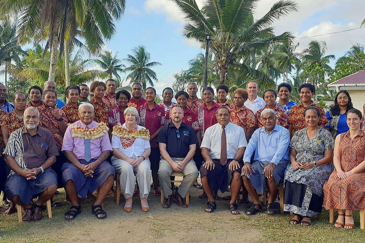 1. Group photo of the partnership signing between the Navuso Agriculture Technical Institute and the Australia Pacific Training Coalition.