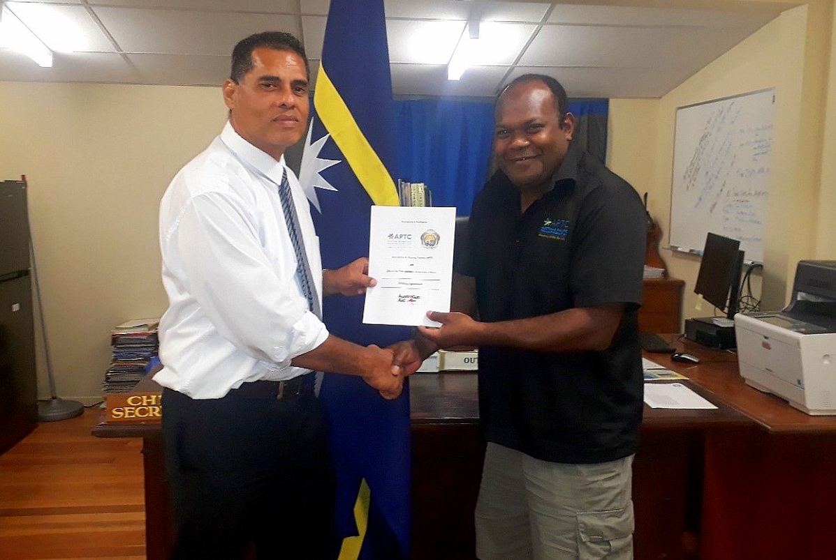 APTC and the Government of Nauru sign hosting agreement