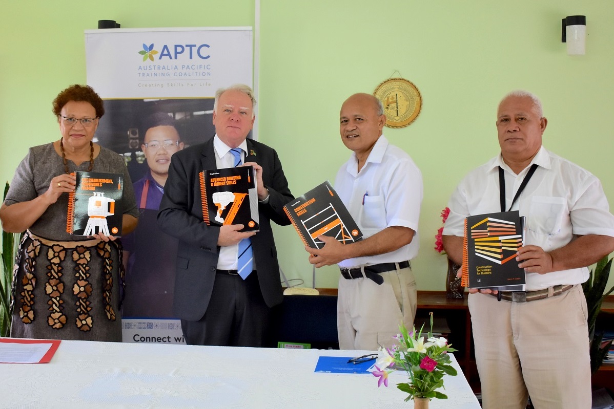 APTC provides training resources to support the Tonga Institute of Science and Technology