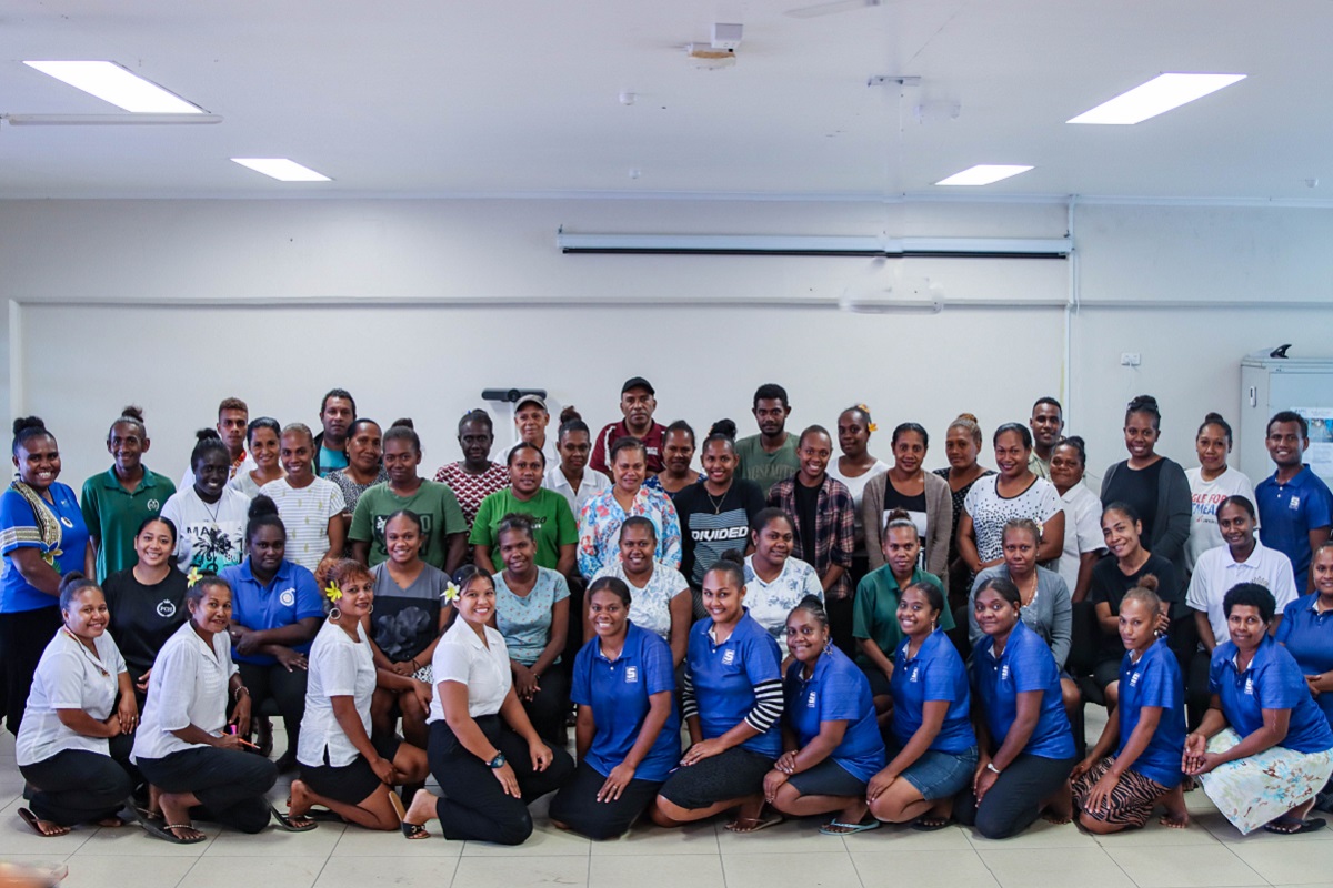 Workers from the tourism and hospitality industry and the private sector in Honiara participated in the Hospitality Short Course delivered